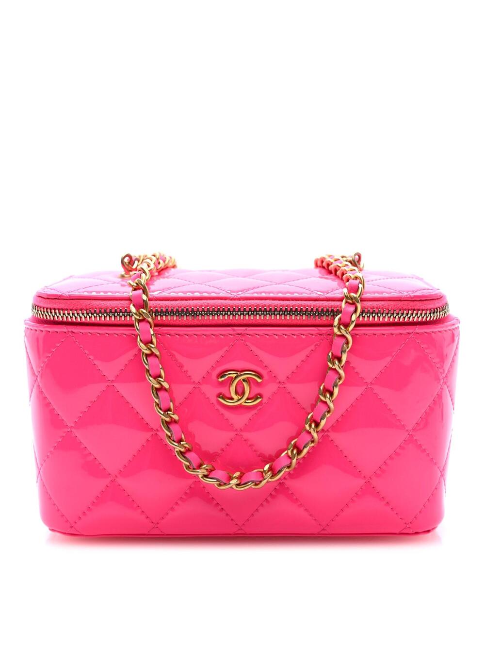 Chanel Patent Quilted Pearl Crush Small #346302C26B